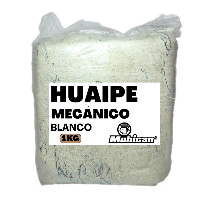 Huaipe Mecánico Blanco Bolsa 1 Kg Mohican