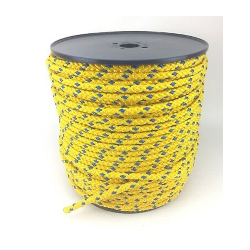 Cuerdas De Multifil Amarillo+azul Carrete 8 Mm X 300 Mt