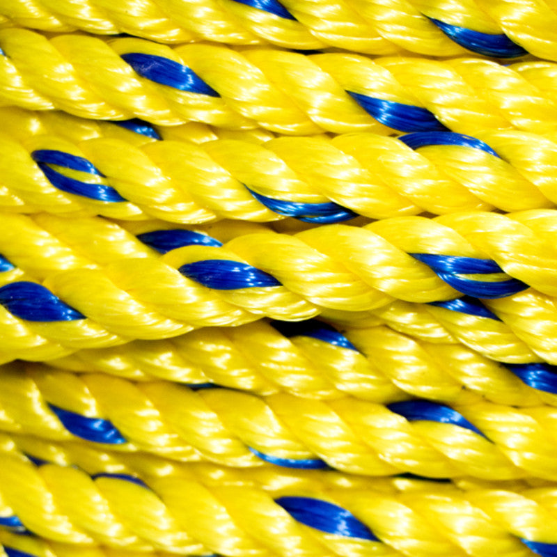 Cuerdas De Multifil Amarillo+azul Carrete 8 Mm X 300 Mt