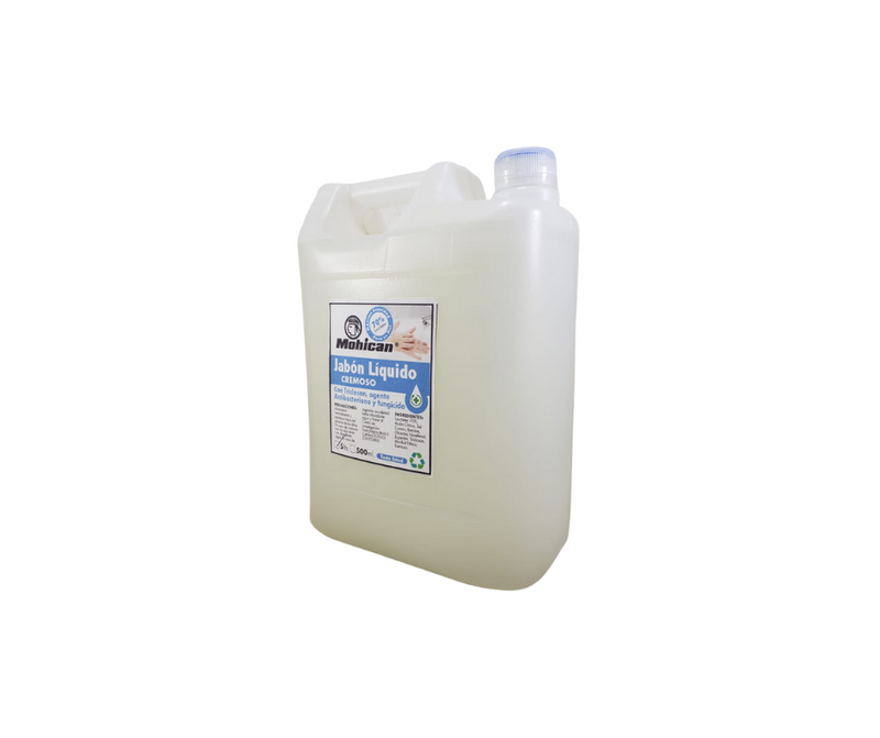 Jabón Líquido Cremoso Glicerina Mohican 5 litros
